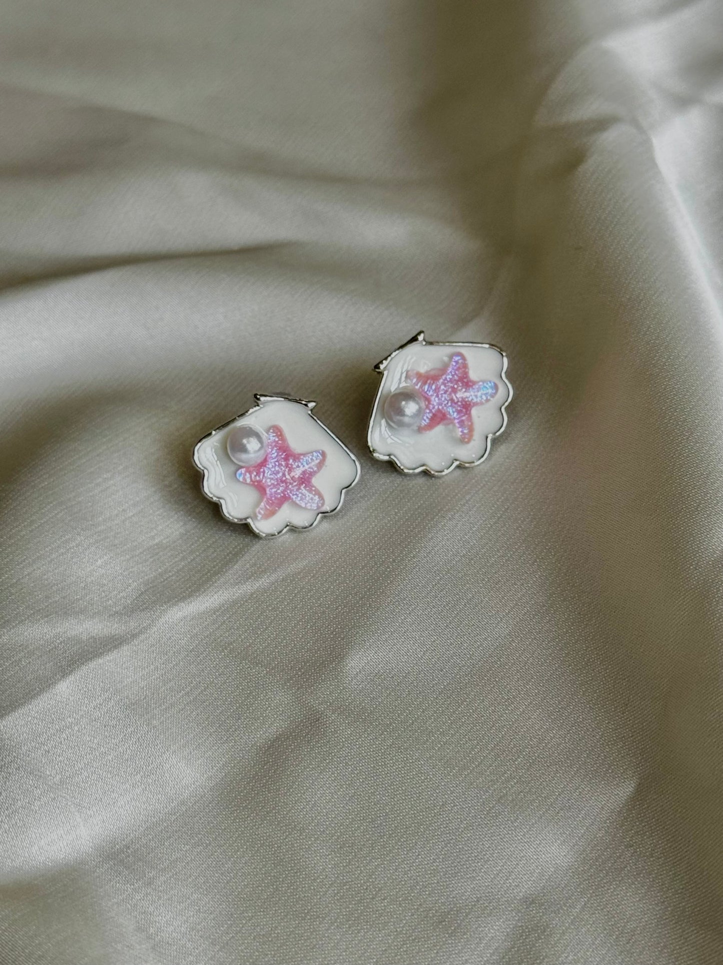 Moonlit Mermaid Studs