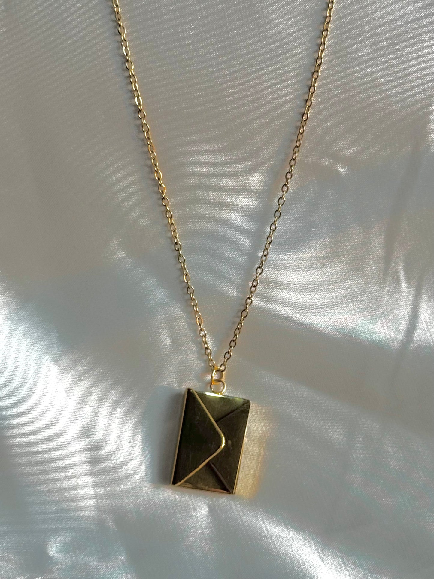 Letter Box Pendant Necklace