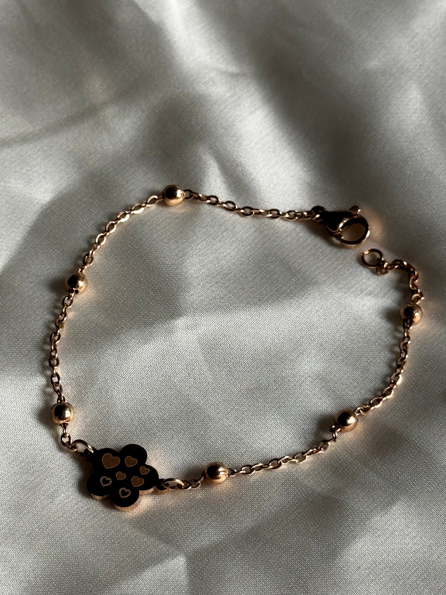 Flower heart Bracelet