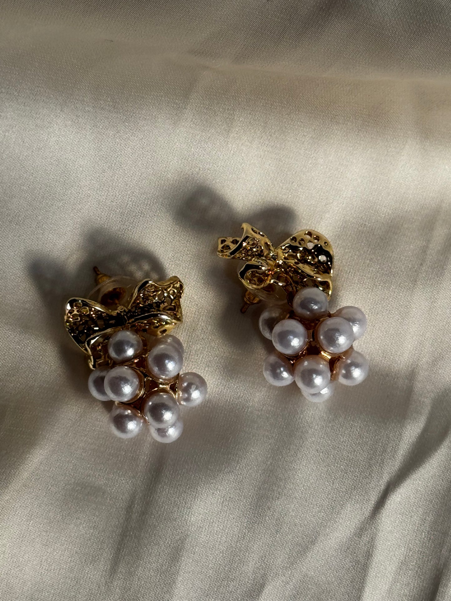 Petite Pearl Bunches Earrings