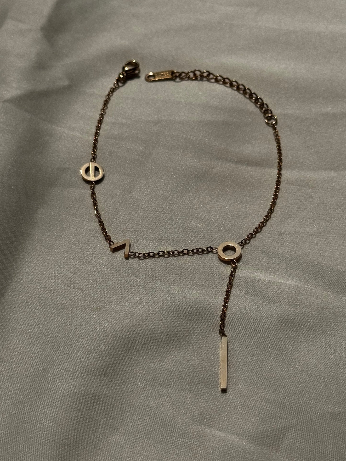 Linear Lariat Bracelet