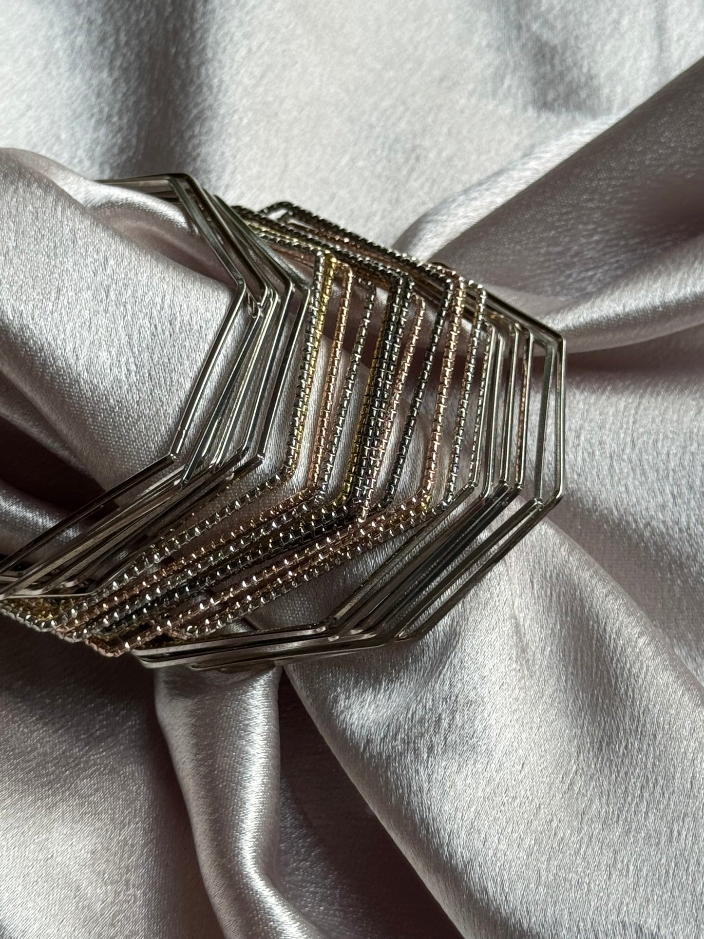 Hexa-Stack Bangles