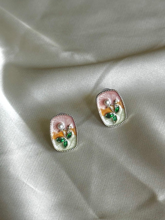 Twilight Garden Oval studs
