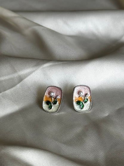 Twilight Garden Oval studs