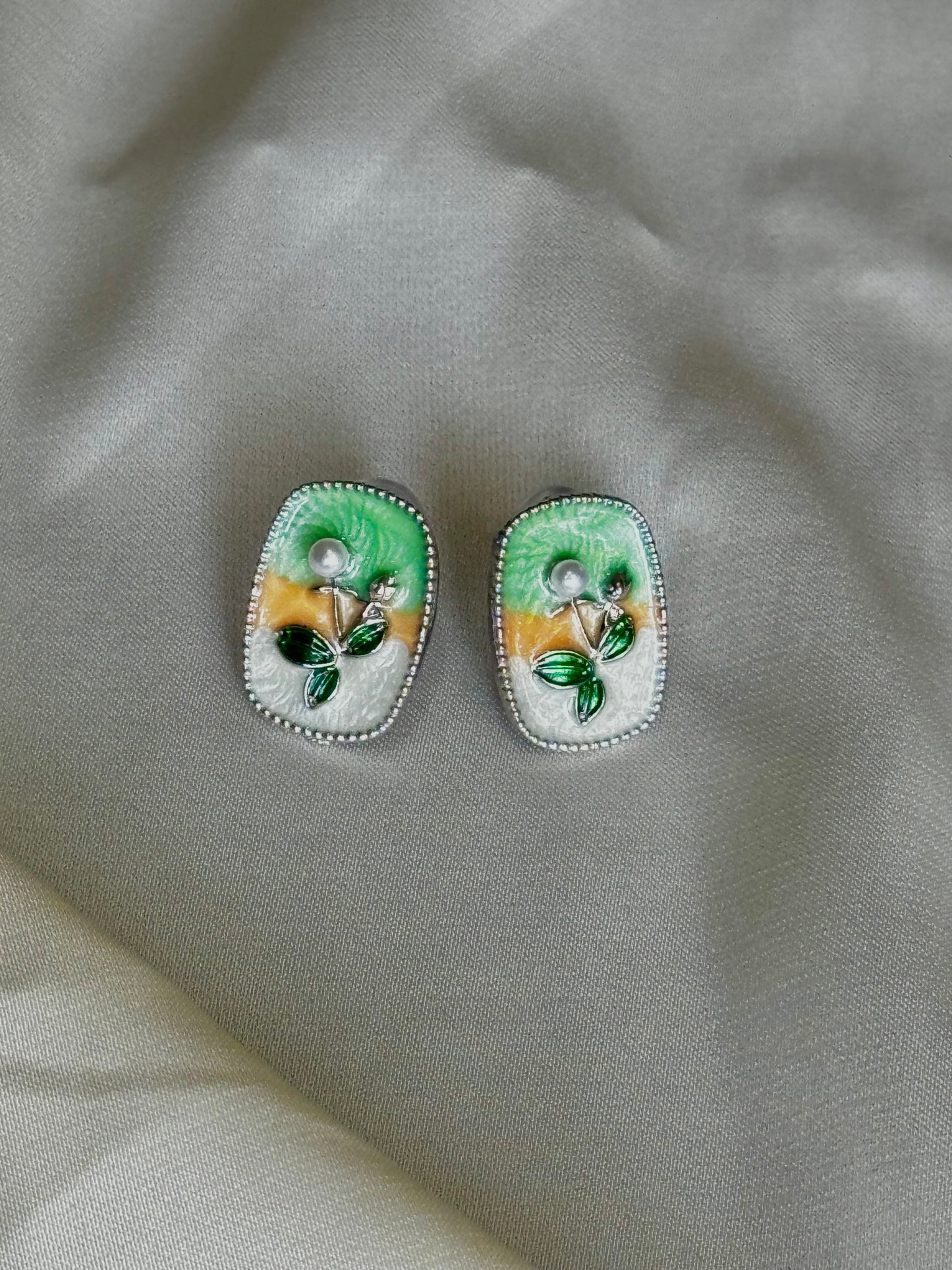 Aurora Meadow Rectangle studs