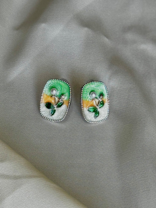 Aurora Meadow Rectangle studs