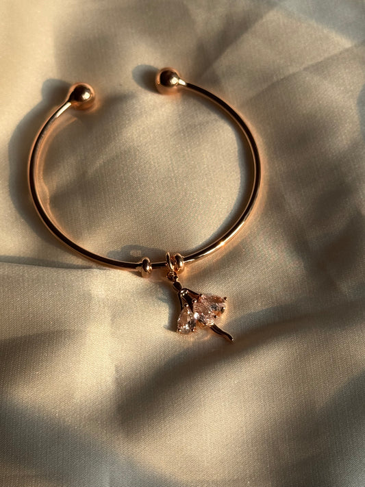Dainty Tulip Open Cuff