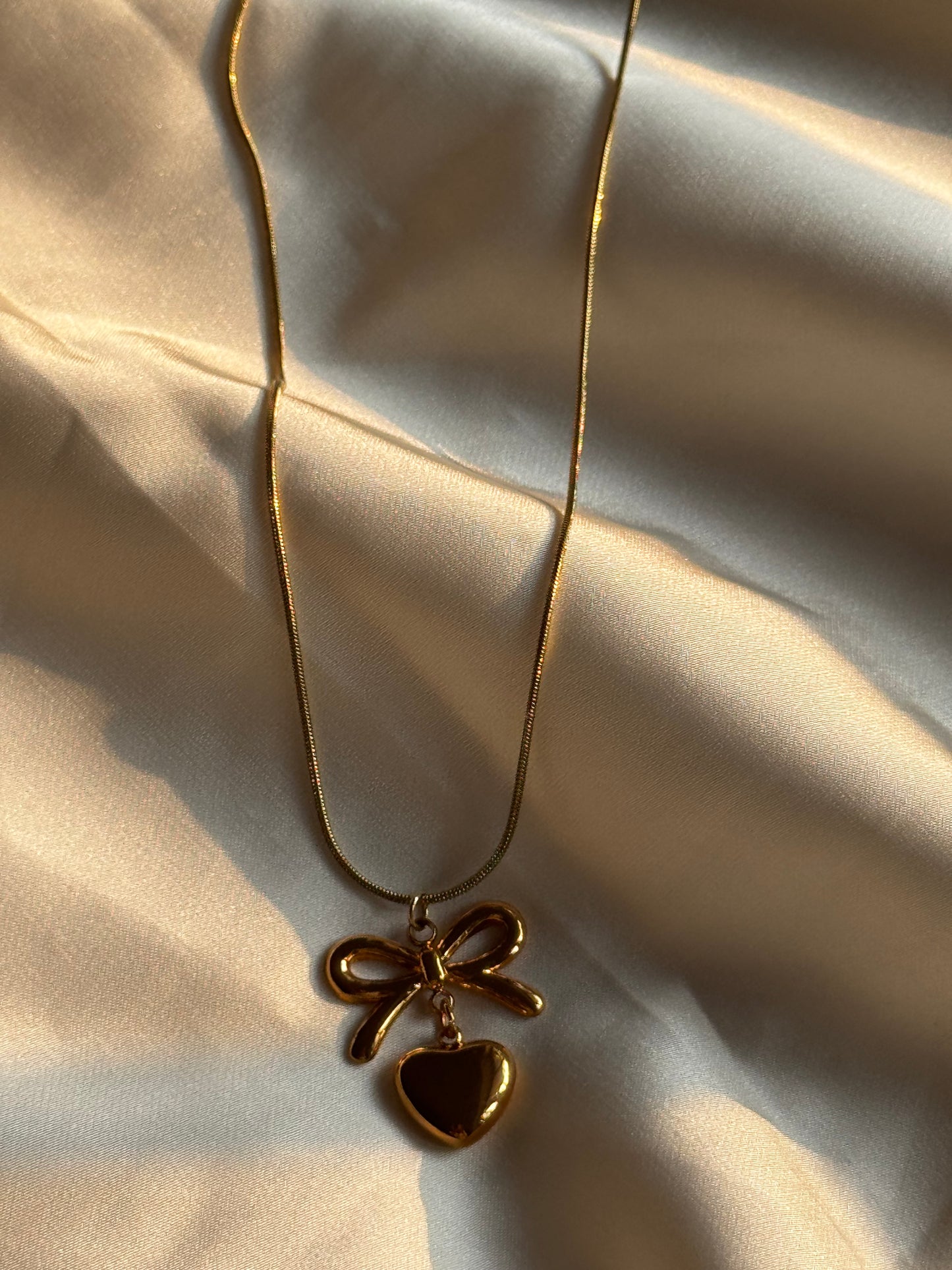 Sweetheart Bow Necklace