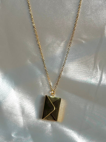 Letter Box Pendant Necklace