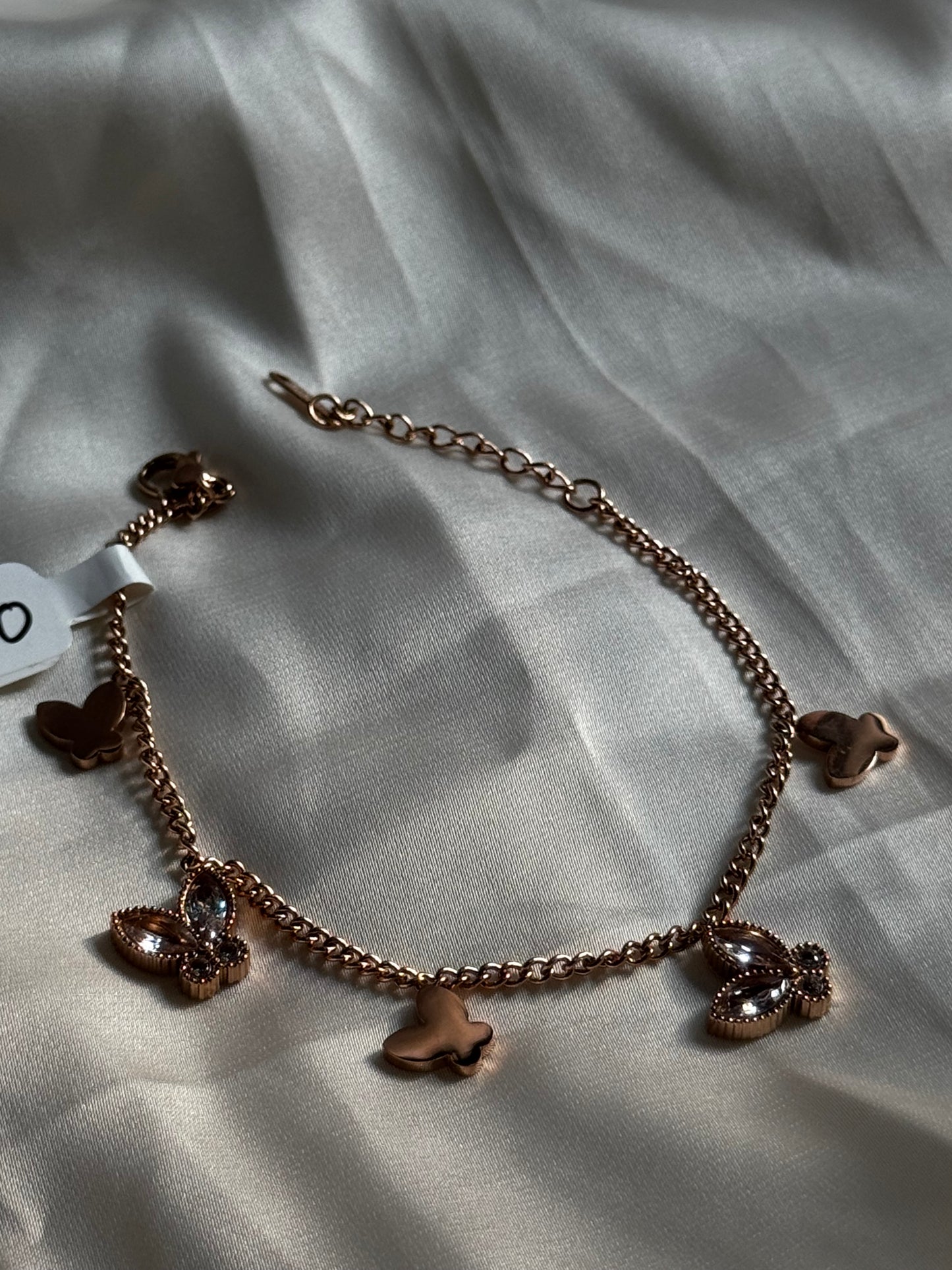 Butterfly Garden Charm Bracelet