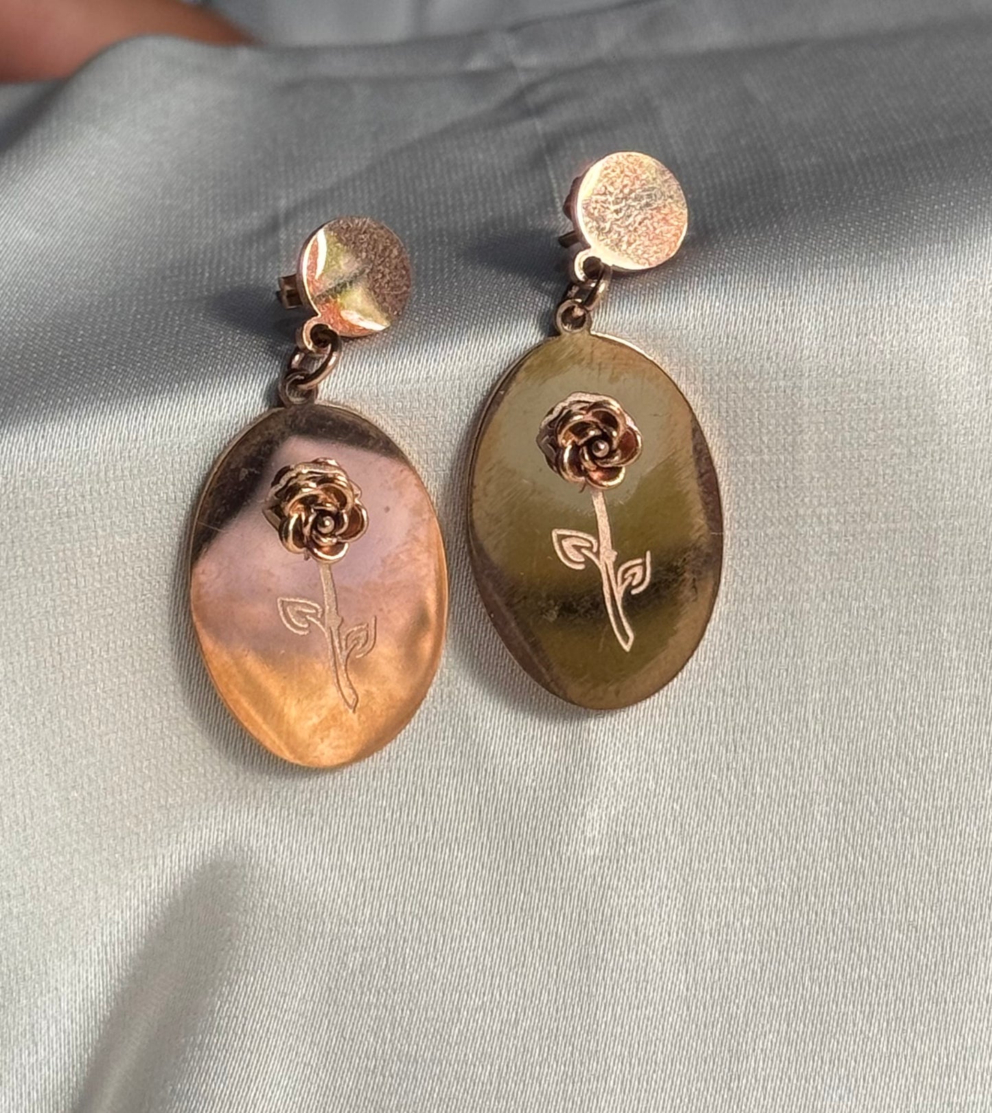 Vintage Rose Earrings
