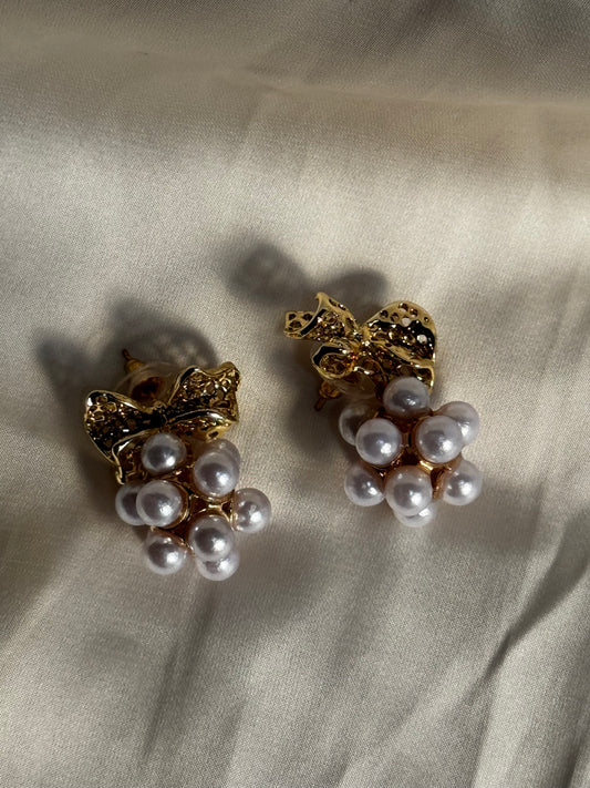 Petite Pearl Bunches Earrings