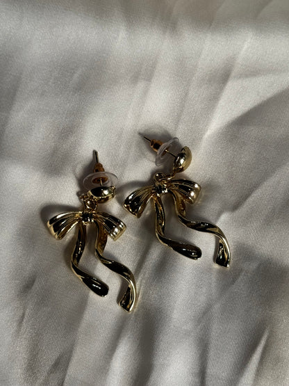 Ribbon Bow Earrings