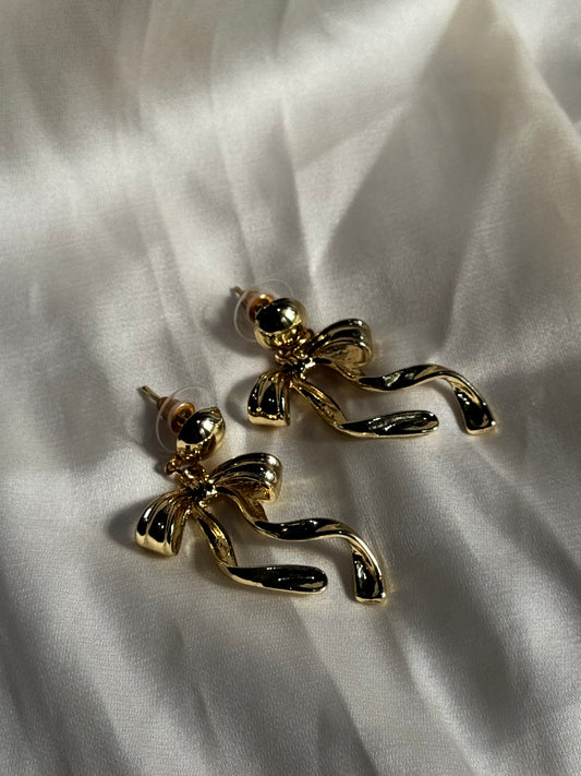 Ribbon Bow Earrings