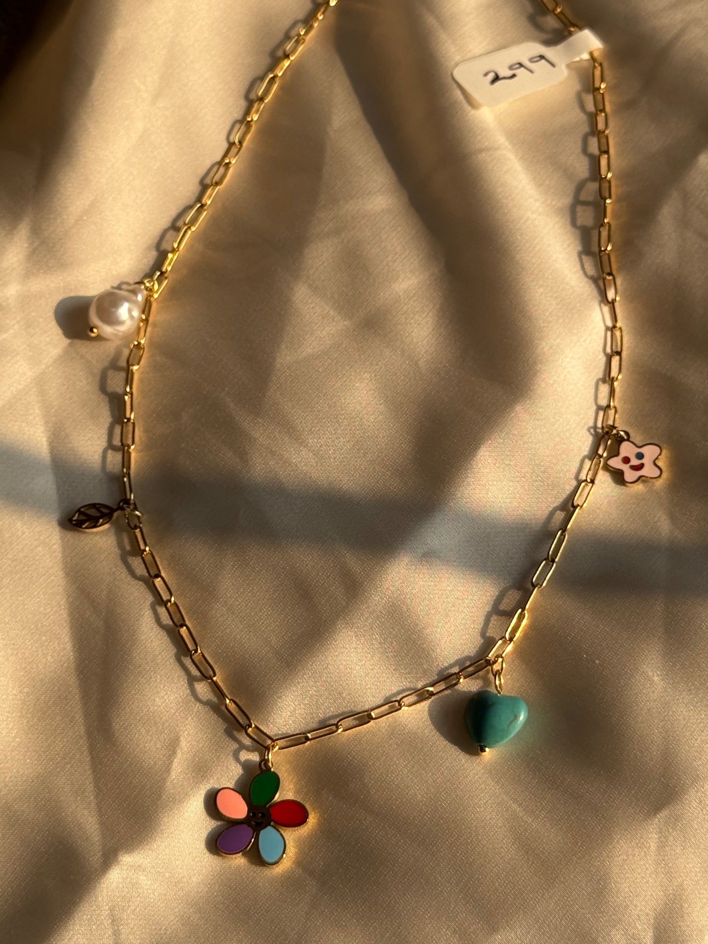 Eclectic Charm Paperclip Necklace